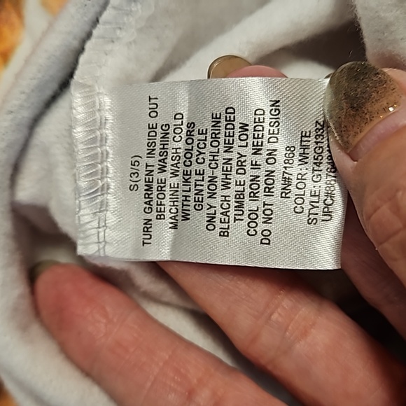 Freeze Cat kitten heads graphic sweatshirt Small white hello kitty cat lady - Picture 9 of 10